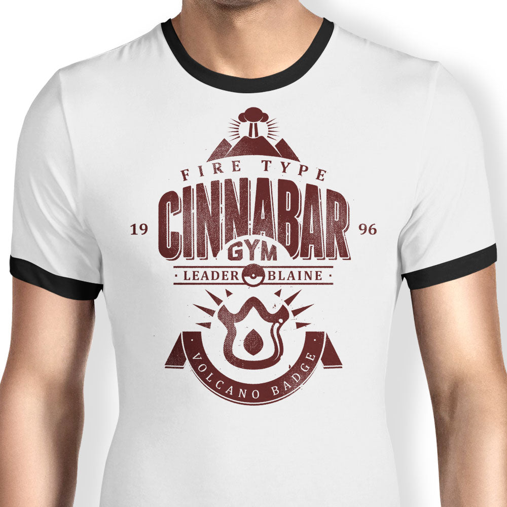 Volcano Badge Ringer - Adult & Kids T-Shirts, Sweatshirts & Hoodies apparel design preview 1