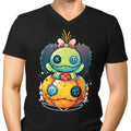 Voodoo Pumpkin Men's V-Neck - Adult & Kids T-Shirts, Sweatshirts & Hoodies apparel design preview 1