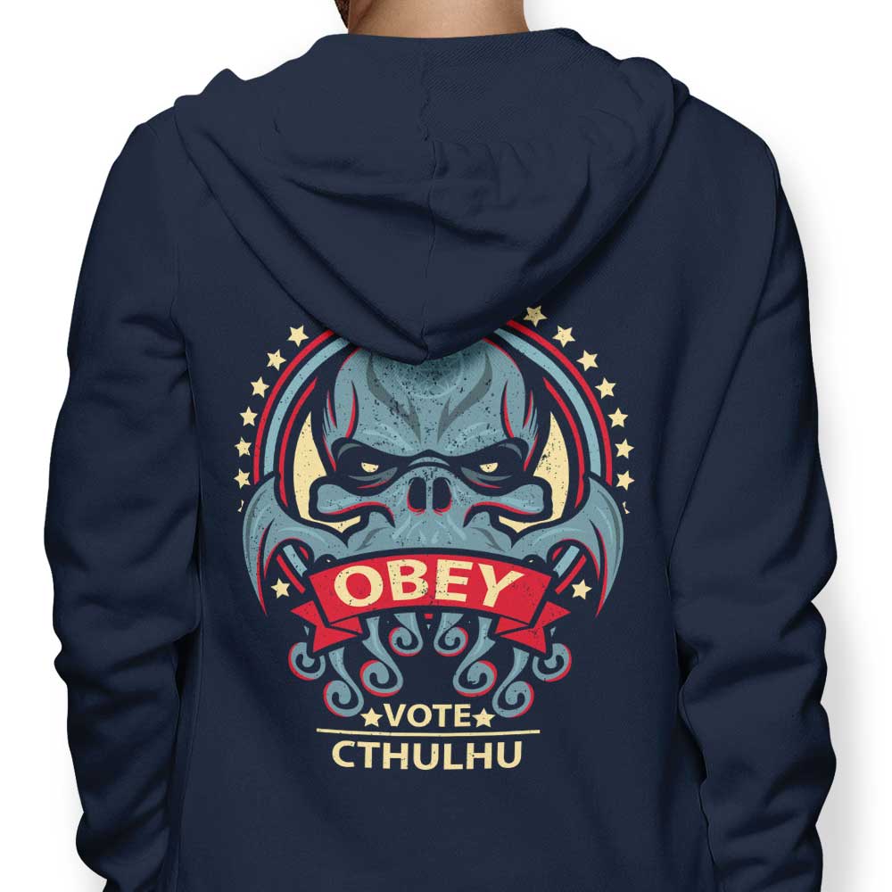 Vote Cthulhu - Adult & Kids T-Shirts, Sweatshirts & Hoodies apparel design preview 1