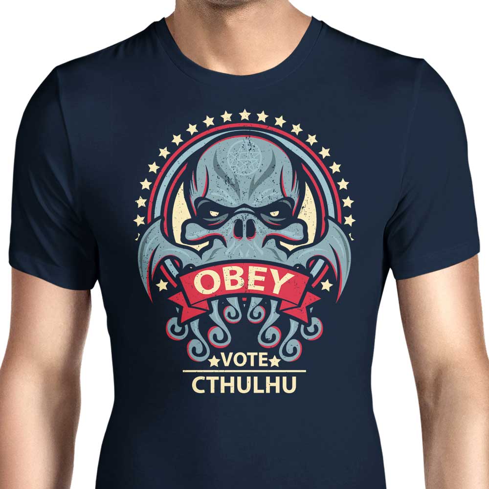 Vote Cthulhu Men's Apparel - Adult & Kids T-Shirts, Sweatshirts & Hoodies apparel design preview 1