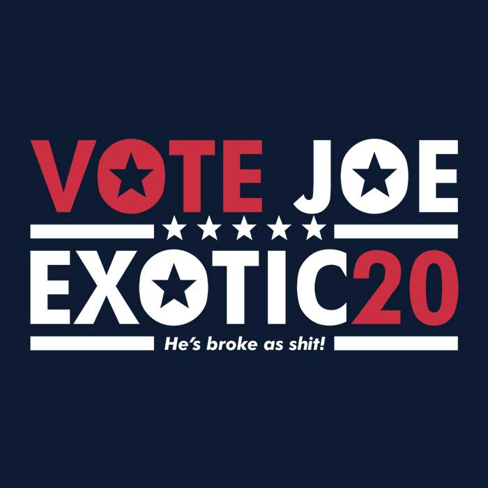 Vote for Joe Coasters - Adult & Kids T-Shirts, Sweatshirts & Hoodies apparel design preview 1