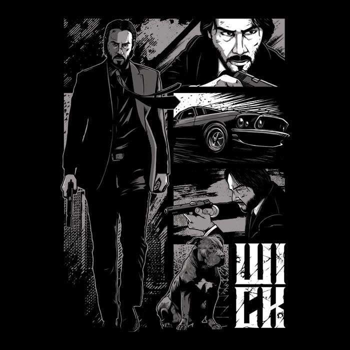 W-I-C-K (Alt) Women's Apparel - Adult & Kids T-Shirts, Sweatshirts & Hoodies apparel design preview 2