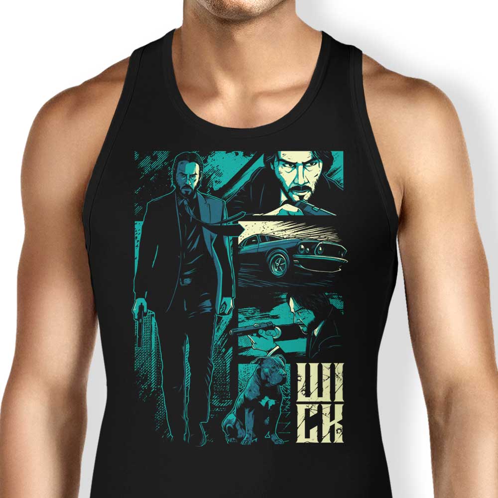 W-I-C-K Tank Top - Adult & Kids T-Shirts, Sweatshirts & Hoodies apparel design preview 1