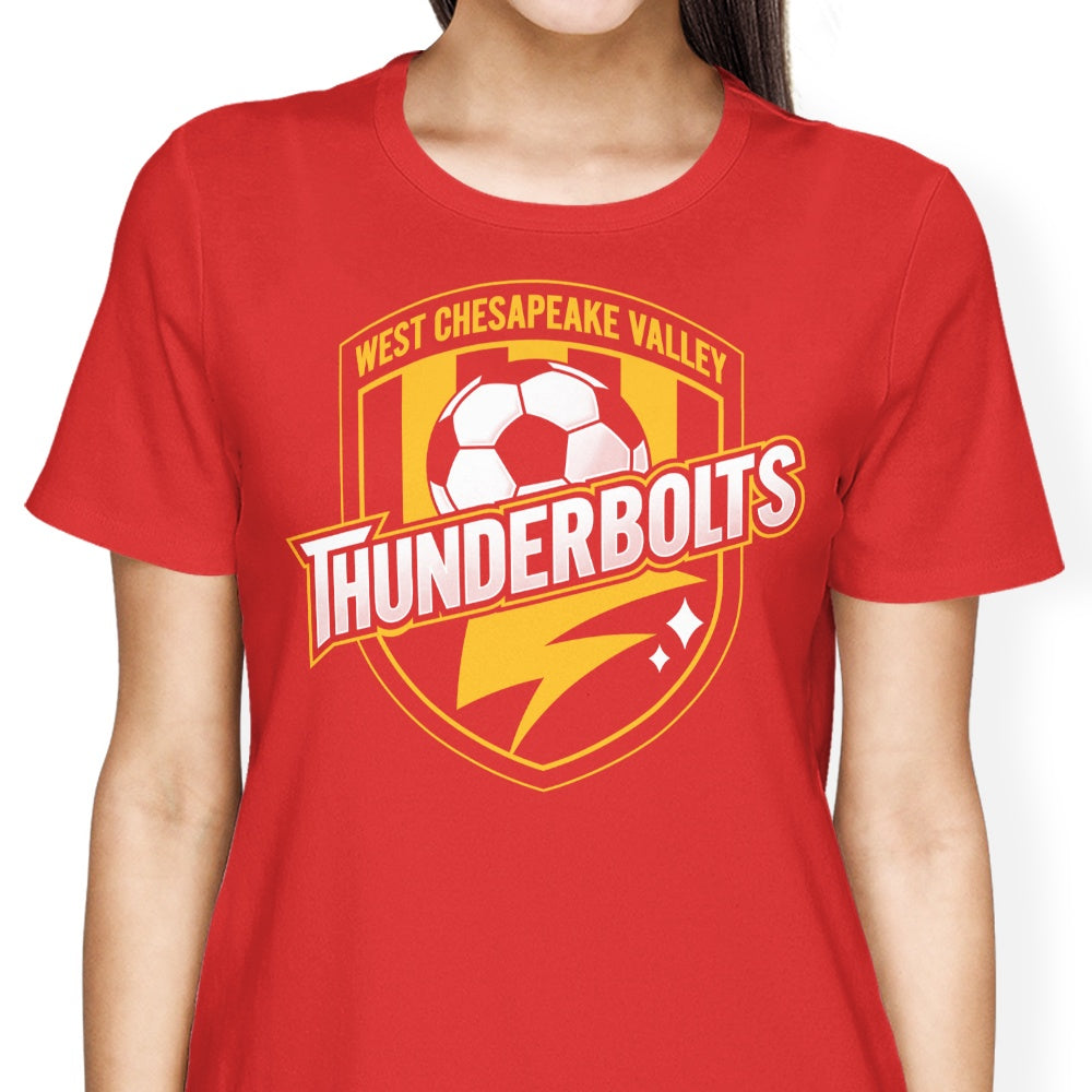 WCV Thunderbolts Women's Apparel - Adult & Kids T-Shirts, Sweatshirts & Hoodies apparel design preview 2