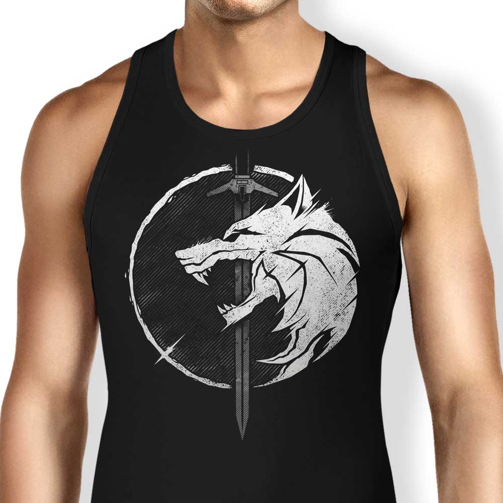 WH1T3 W0LF Tank Top - Adult & Kids T-Shirts, Sweatshirts & Hoodies apparel design preview 1