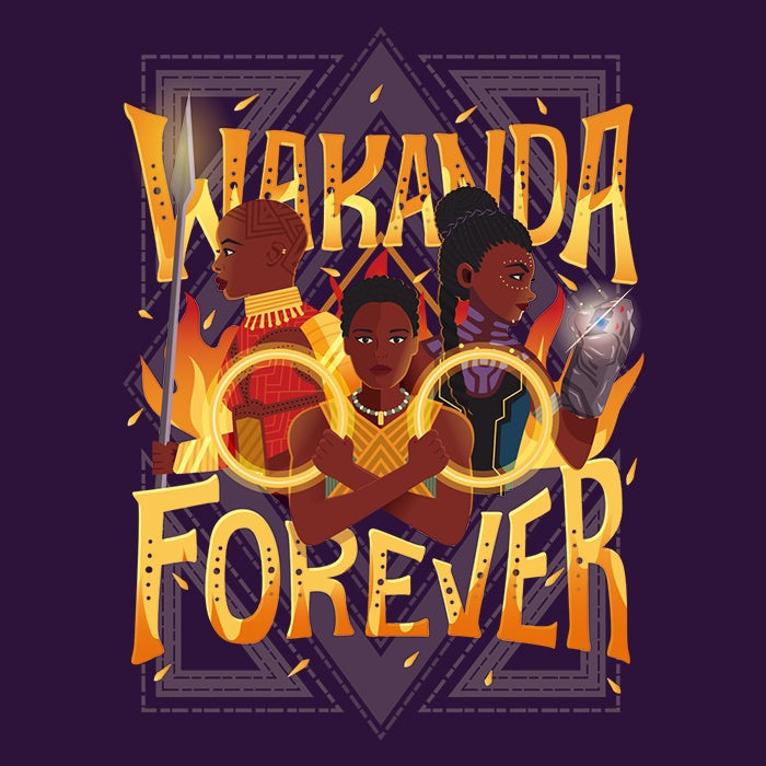 Wakanda Forever - Adult & Kids T-Shirts, Sweatshirts & Hoodies apparel design preview 2