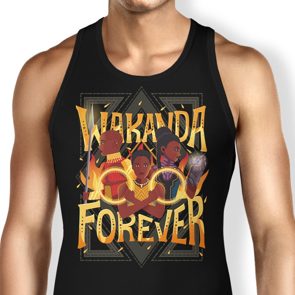 Wakanda Forever Tank Top - Adult & Kids T-Shirts, Sweatshirts & Hoodies apparel design preview 1