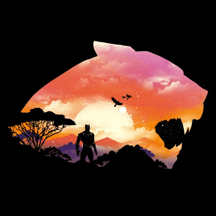 Wakanda Sunset Tank Top - Adult & Kids T-Shirts, Sweatshirts & Hoodies apparel design preview 2
