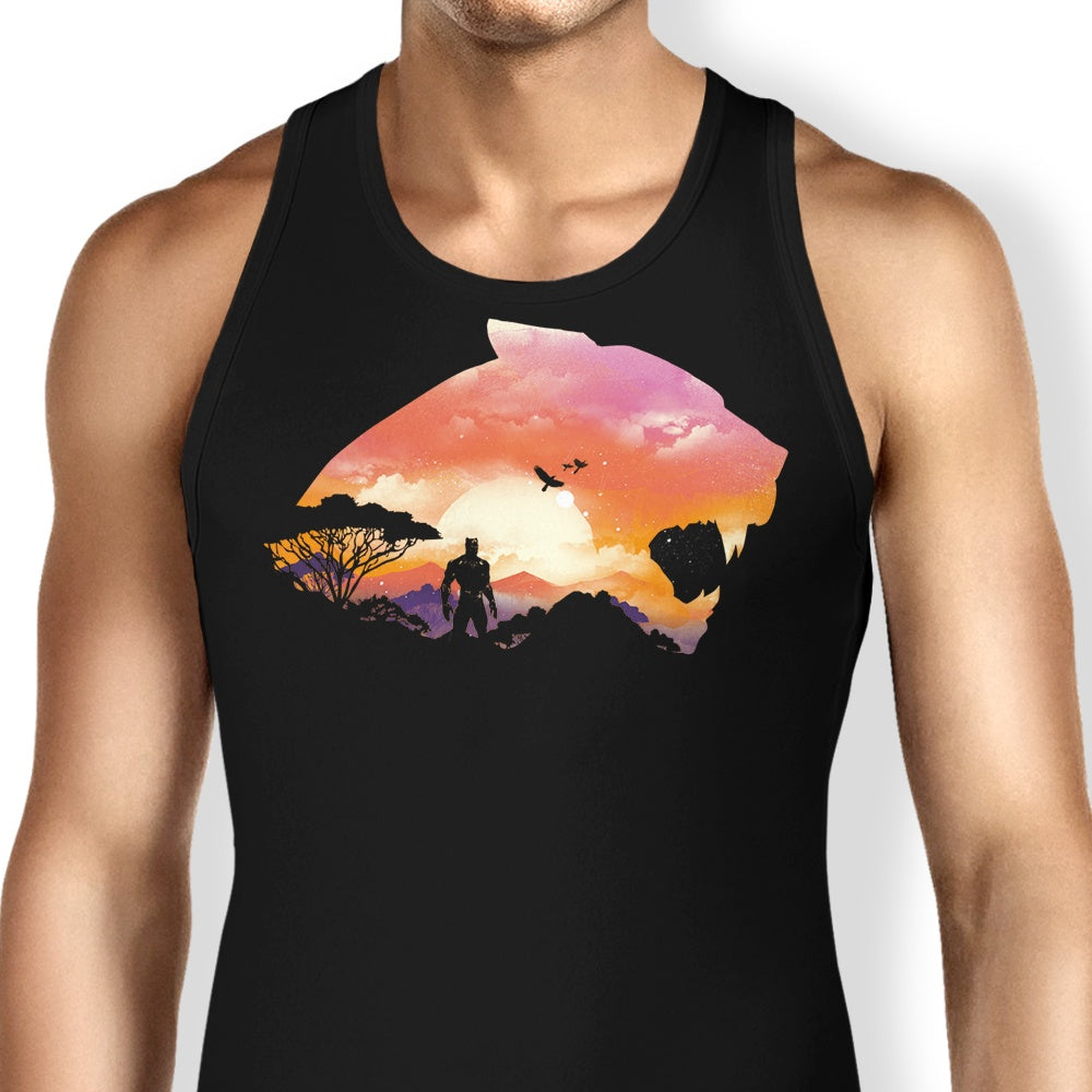 Wakanda Sunset Tank Top - Adult & Kids T-Shirts, Sweatshirts & Hoodies apparel design preview 1