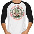 Wake Me Up 3/4 Sleeve Raglan - Adult & Kids T-Shirts, Sweatshirts & Hoodies apparel design preview 1