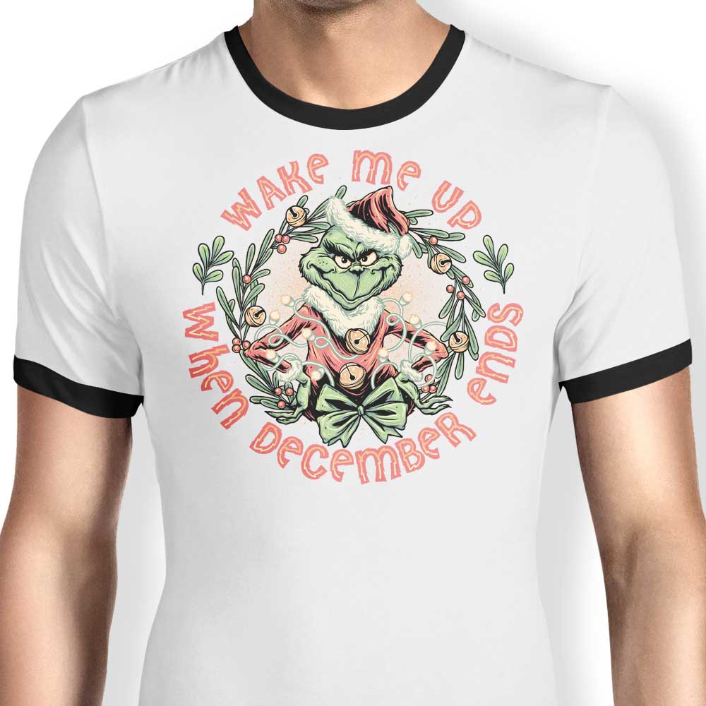 Wake Me Up Ringer - Adult & Kids T-Shirts, Sweatshirts & Hoodies apparel design preview 1