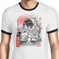 Waker Sumi-e Ringer - Adult & Kids T-Shirts, Sweatshirts & Hoodies apparel design preview 1