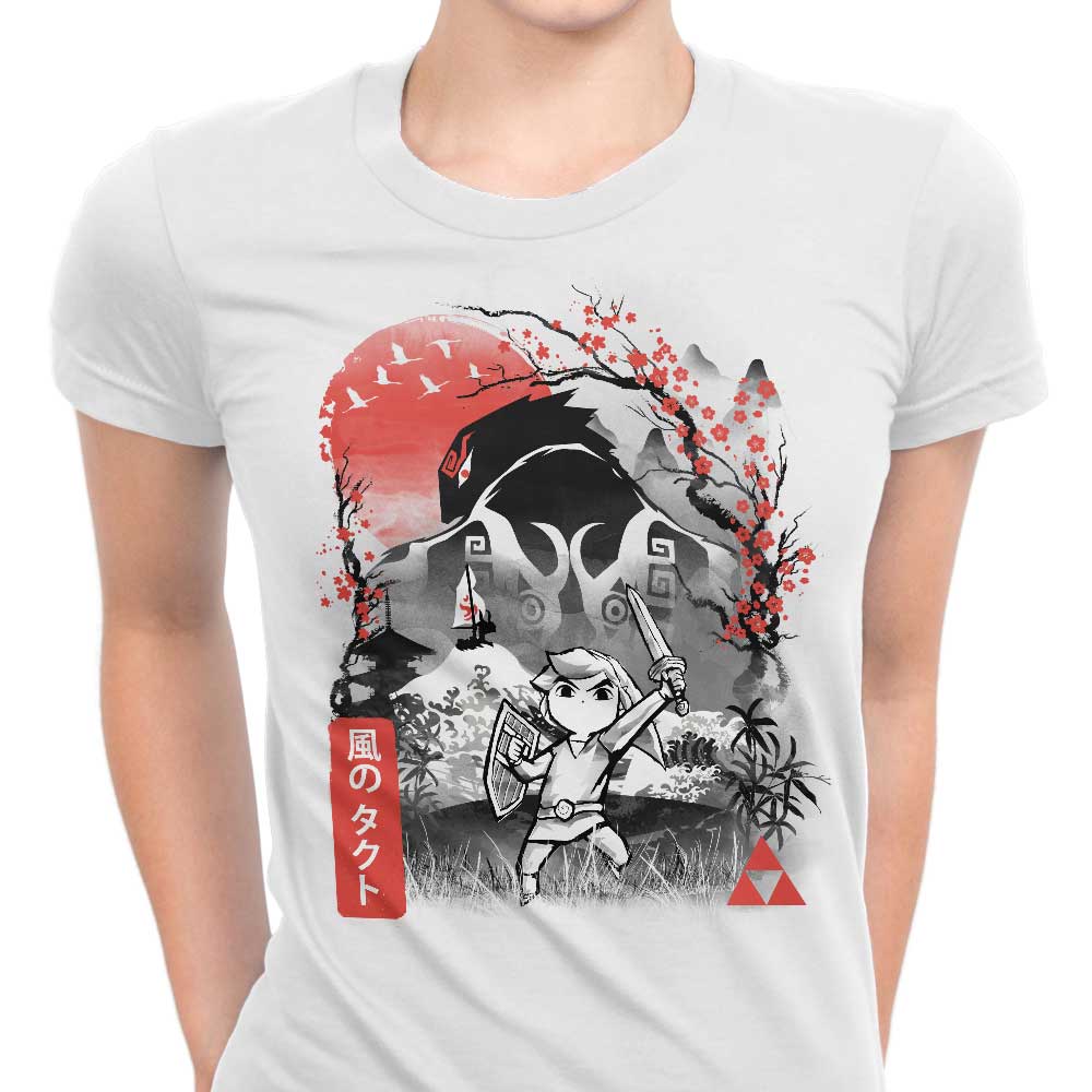 Waker Sumi-e Women's Apparel - Adult & Kids T-Shirts, Sweatshirts & Hoodies apparel design preview 1
