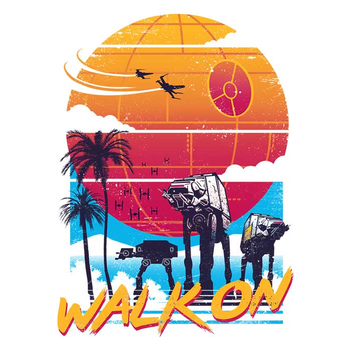 Walk On Coasters - Adult & Kids T-Shirts, Sweatshirts & Hoodies apparel design preview 1