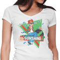 Walking on Sunshine Women's V-Neck - Adult & Kids T-Shirts, Sweatshirts & Hoodies apparel design preview 1