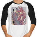 Wanda Kiss 3/4 Sleeve Raglan - Adult & Kids T-Shirts, Sweatshirts & Hoodies apparel design preview 1