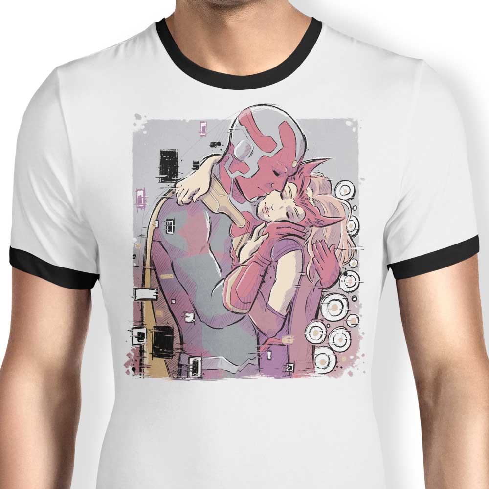 Wanda Kiss Ringer - Adult & Kids T-Shirts, Sweatshirts & Hoodies apparel design preview 1
