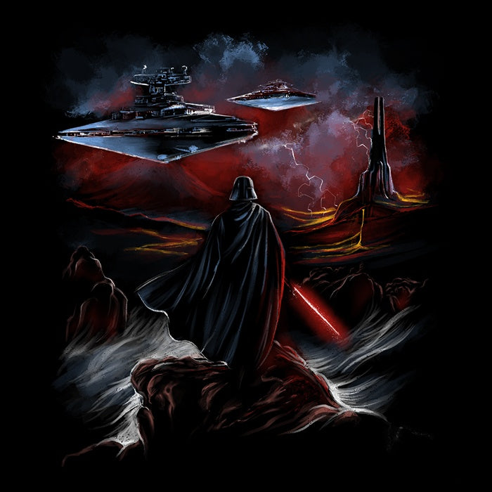 Wanderer of the Dark Side Women's V-Neck - Adult & Kids T-Shirts, Sweatshirts & Hoodies apparel design preview 2