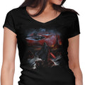 Wanderer of the Dark Side Women's V-Neck - Adult & Kids T-Shirts, Sweatshirts & Hoodies apparel design preview 1