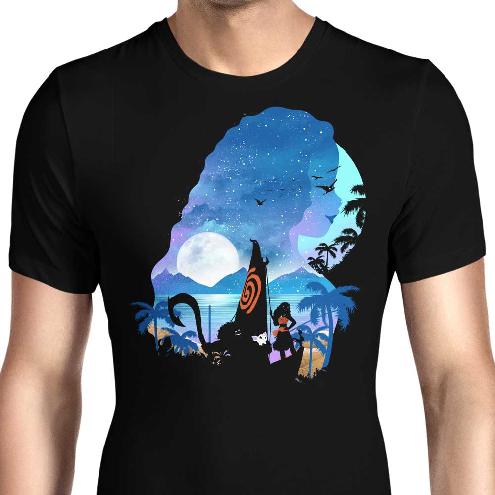 Wandering Princess Silhouette Men's Apparel - Adult & Kids T-Shirts, Sweatshirts & Hoodies apparel design preview 1