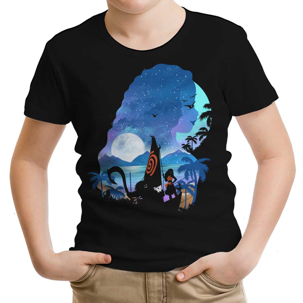 Wandering Princess Silhouette Youth Apparel - Adult & Kids T-Shirts, Sweatshirts & Hoodies apparel design preview 1