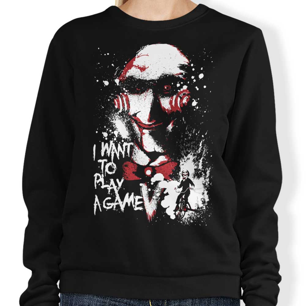 Want to Play a Game - Adult & Kids T-Shirts, Sweatshirts & Hoodies apparel design preview 1