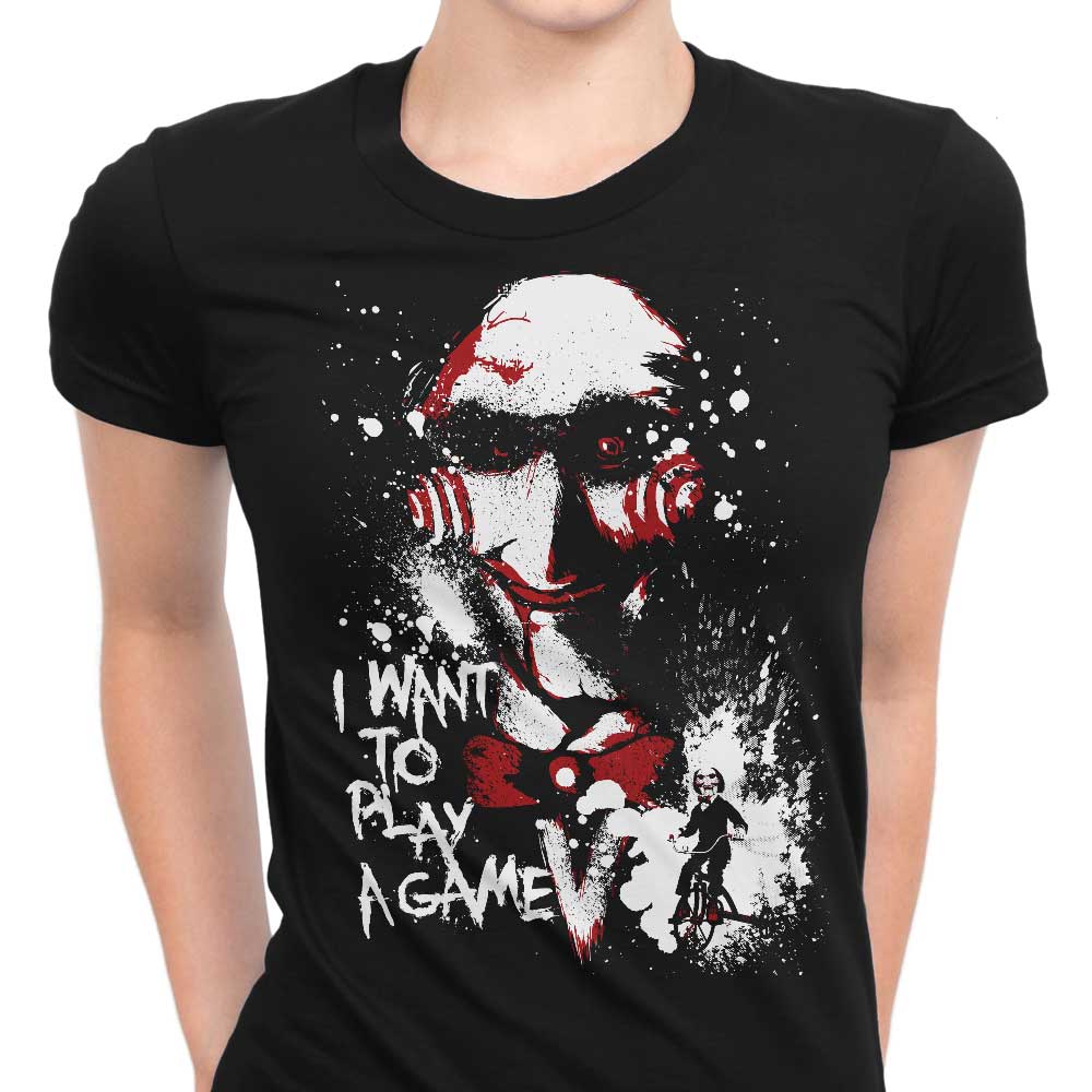 Want to Play a Game Women's Apparel - Adult & Kids T-Shirts, Sweatshirts & Hoodies apparel design preview 1