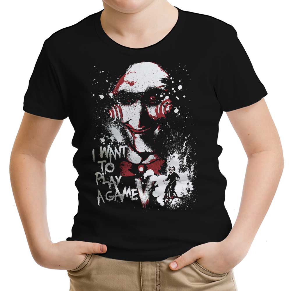 Want to Play a Game Youth Apparel - Adult & Kids T-Shirts, Sweatshirts & Hoodies apparel design preview 1