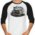 War Face Never Changes 3/4 Sleeve Raglan - Adult & Kids T-Shirts, Sweatshirts & Hoodies apparel design preview 1