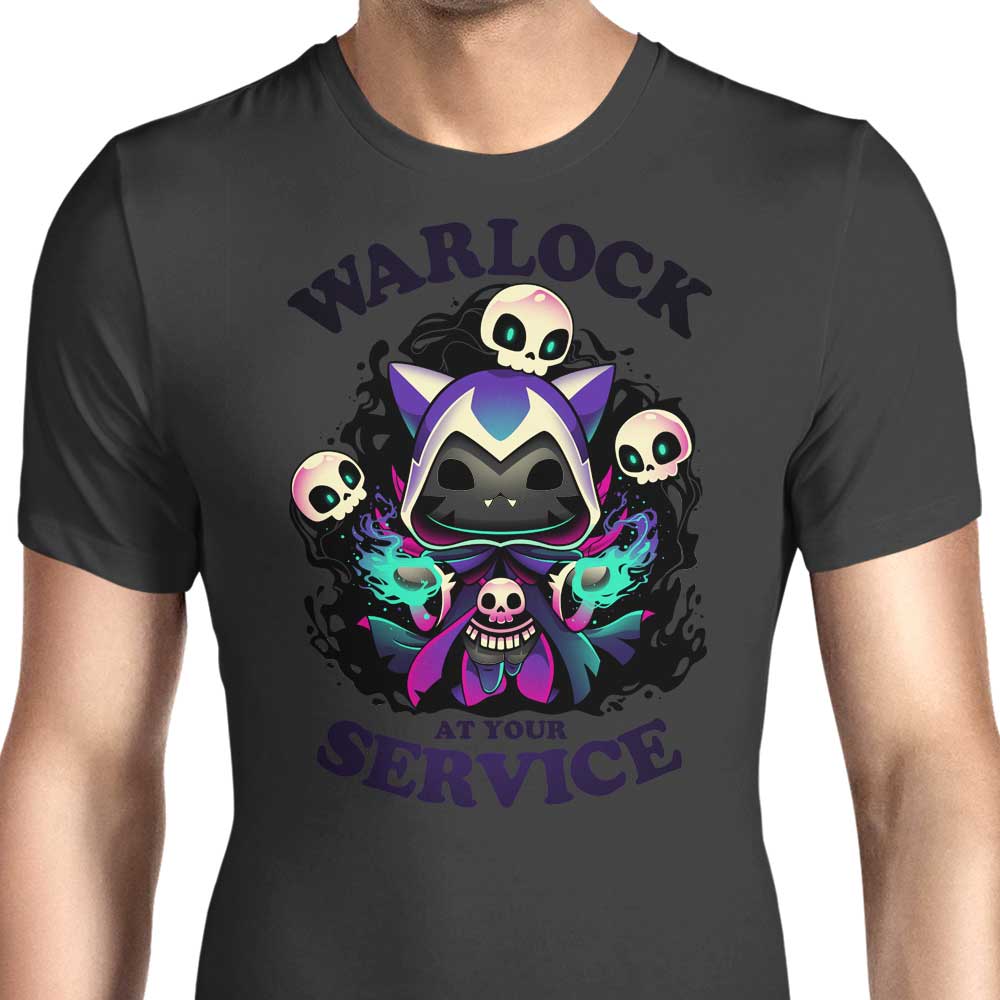 Warlock at Your Service Men's Apparel - Adult & Kids T-Shirts, Sweatshirts & Hoodies apparel design preview 1