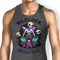 Warlock at Your Service Tank Top - Adult & Kids T-Shirts, Sweatshirts & Hoodies apparel design preview 1