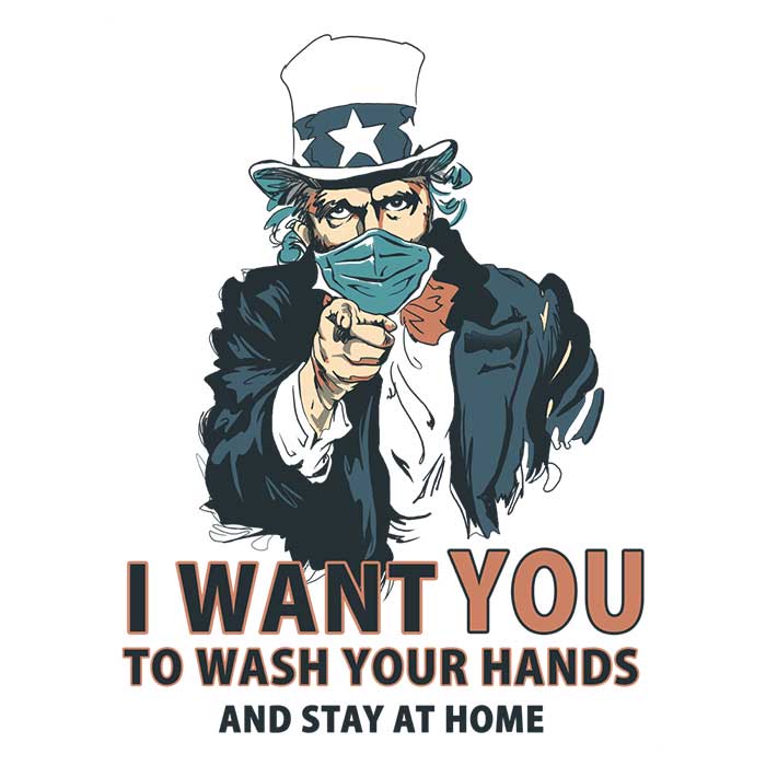 Wash Your Hands Coasters - Adult & Kids T-Shirts, Sweatshirts & Hoodies apparel design preview 1