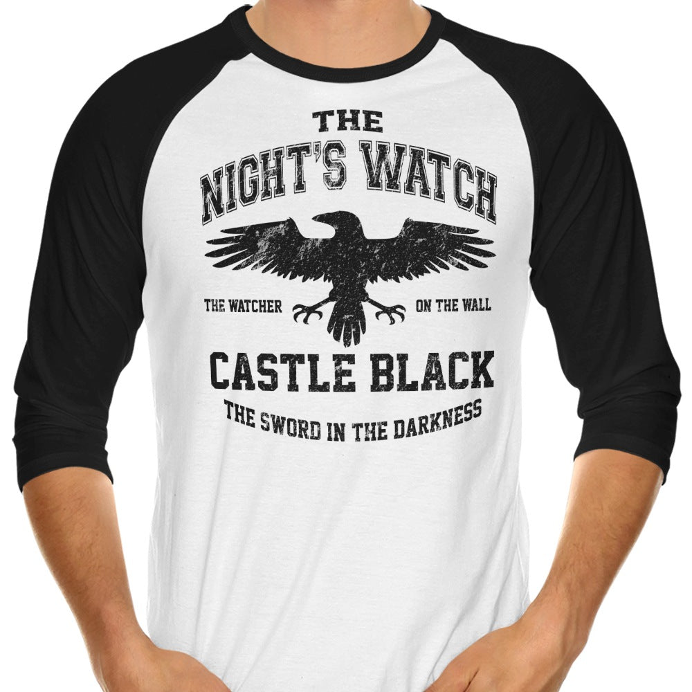 Watcher on the Walls (Alt) 3/4 Sleeve Raglan - Adult & Kids T-Shirts, Sweatshirts & Hoodies apparel design preview 1