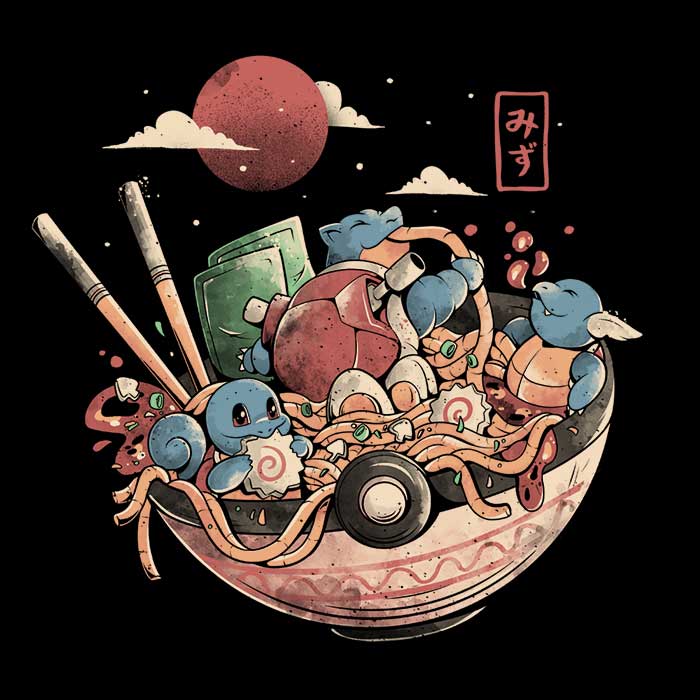 Water Bowl Men's V-Neck - Adult & Kids T-Shirts, Sweatshirts & Hoodies apparel design preview 2