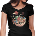 Water Bowl Women's V-Neck - Adult & Kids T-Shirts, Sweatshirts & Hoodies apparel design preview 1
