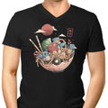 Water Bowl Men's V-Neck - Adult & Kids T-Shirts, Sweatshirts & Hoodies apparel design preview 1