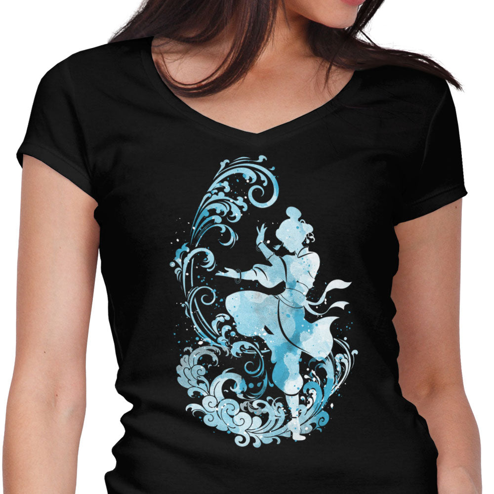Water Dancer Women's V-Neck - Adult & Kids T-Shirts, Sweatshirts & Hoodies apparel design preview 1