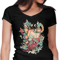 Water Game Women's V-Neck - Adult & Kids T-Shirts, Sweatshirts & Hoodies apparel design preview 1