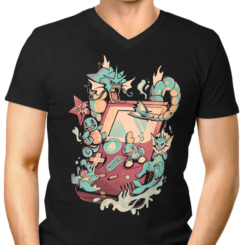 Water Game Men's V-Neck - Adult & Kids T-Shirts, Sweatshirts & Hoodies apparel design preview 1