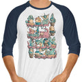 Water Shelf 3/4 Sleeve Raglan - Adult & Kids T-Shirts, Sweatshirts & Hoodies apparel design preview 1
