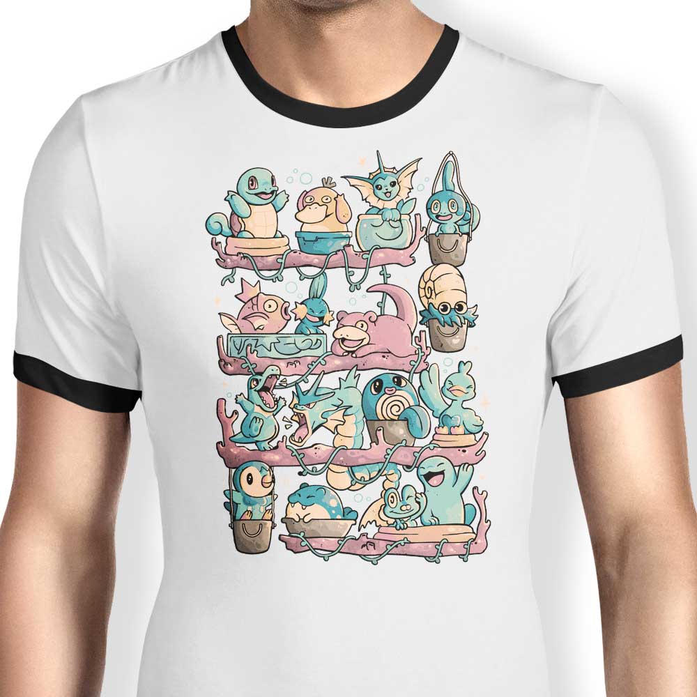 Water Shelf Ringer - Adult & Kids T-Shirts, Sweatshirts & Hoodies apparel design preview 1