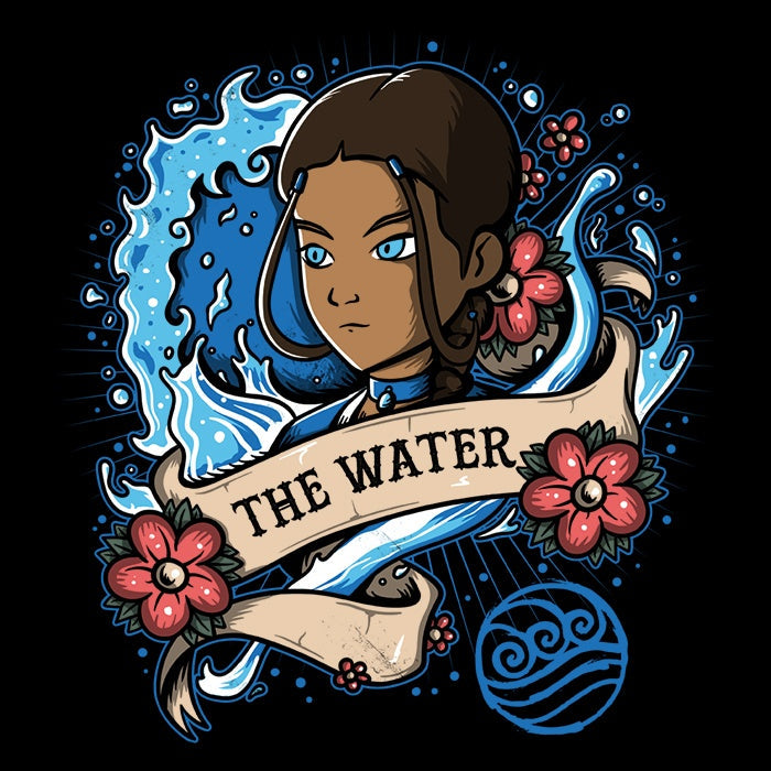 Water Tattoo - Adult & Kids T-Shirts, Sweatshirts & Hoodies apparel design preview 2