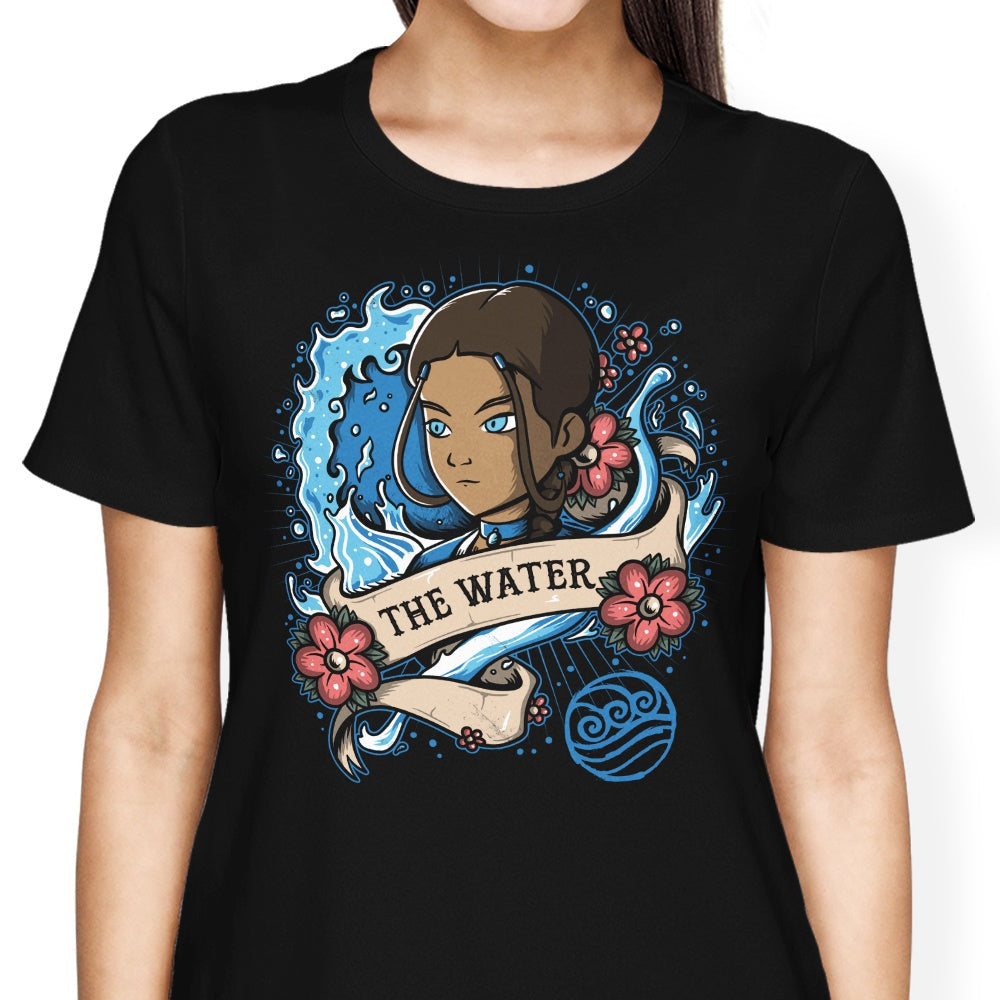 Water Tattoo Women's Apparel - Adult & Kids T-Shirts, Sweatshirts & Hoodies apparel design preview 2