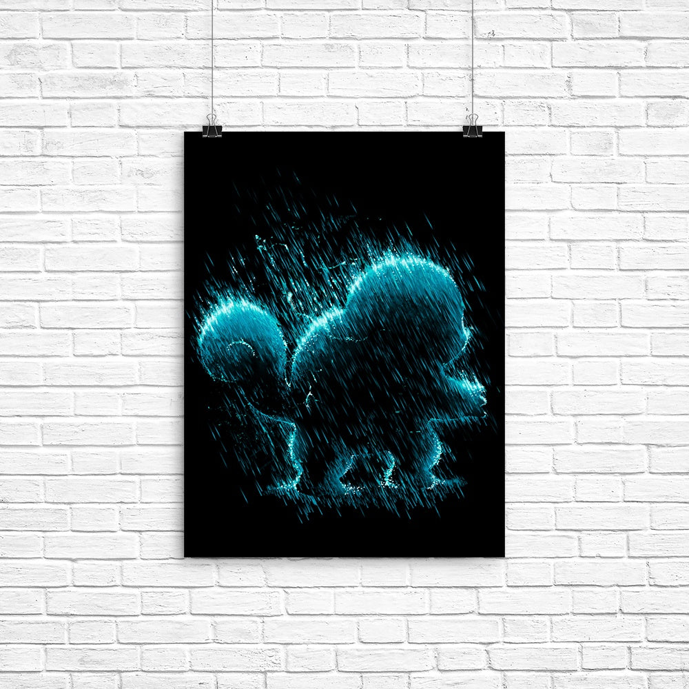 Water Type Poster - Adult & Kids T-Shirts, Sweatshirts & Hoodies apparel design preview 1