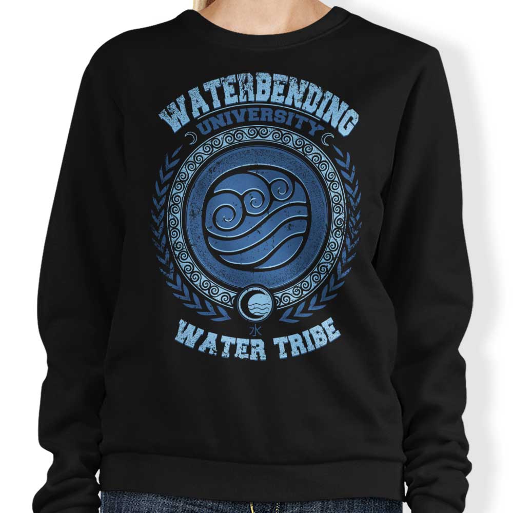 Waterbending University - Adult & Kids T-Shirts, Sweatshirts & Hoodies apparel design preview 1