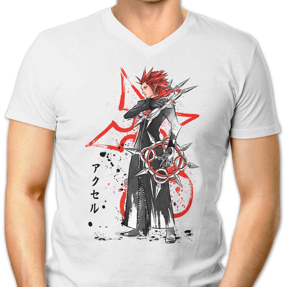 Watercolor Flurry Men's V-Neck - Adult & Kids T-Shirts, Sweatshirts & Hoodies apparel design preview 1