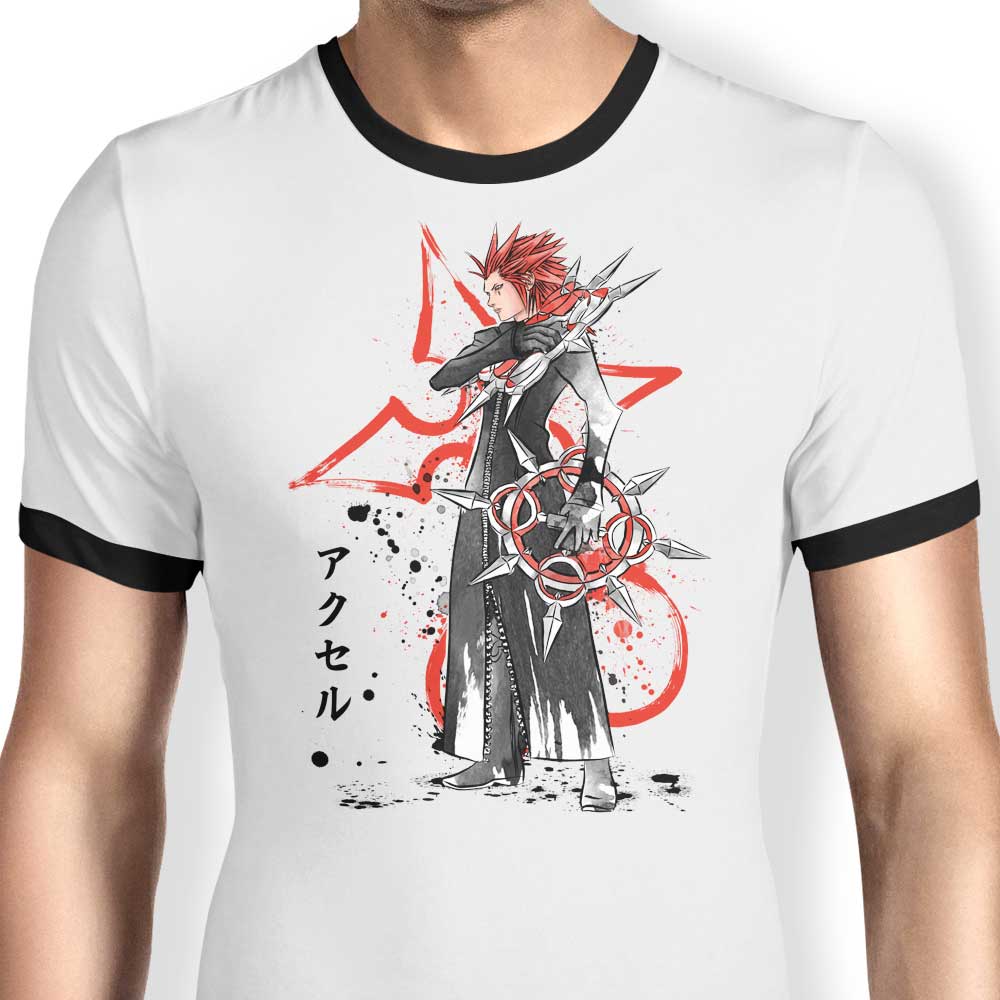 Watercolor Flurry Ringer - Adult & Kids T-Shirts, Sweatshirts & Hoodies apparel design preview 1
