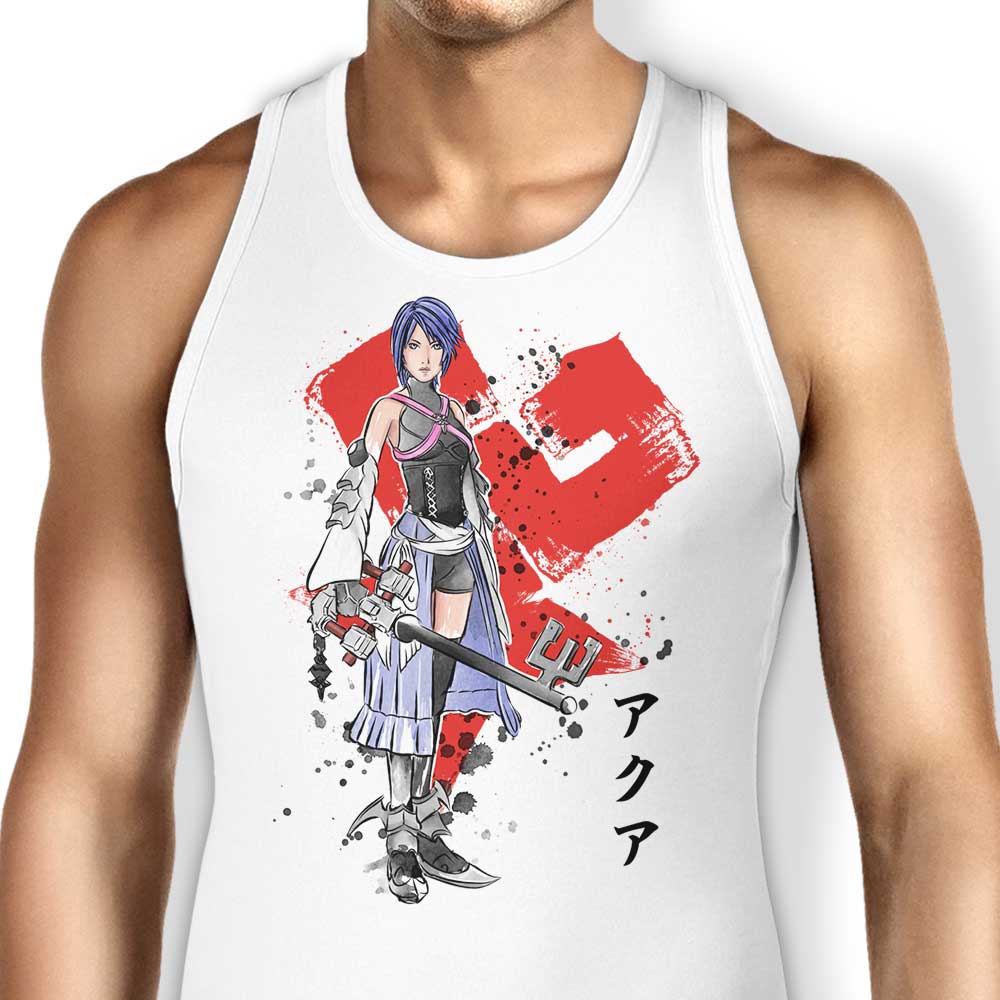 Watercolor Keyblade Master Tank Top - Adult & Kids T-Shirts, Sweatshirts & Hoodies apparel design preview 1