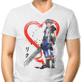 Watercolor Keyblade Wielder Men's V-Neck - Adult & Kids T-Shirts, Sweatshirts & Hoodies apparel design preview 1