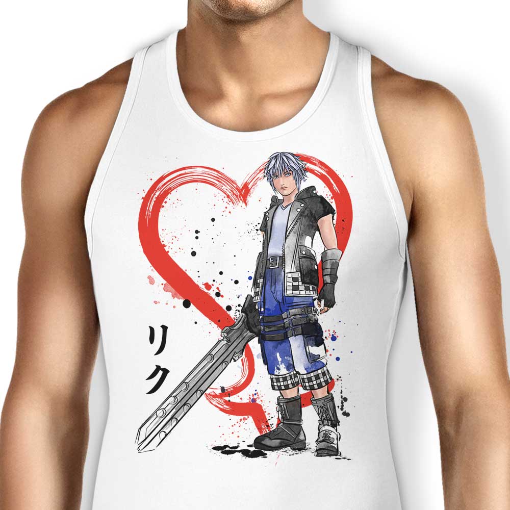Watercolor Keyblade Wielder Tank Top - Adult & Kids T-Shirts, Sweatshirts & Hoodies apparel design preview 1
